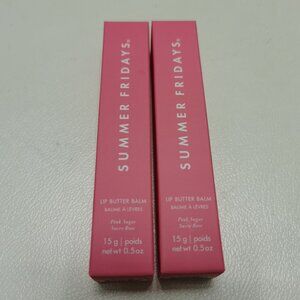 2pcsk(Pink Sugar)Summer Fridays Lip Butter Balm Conditioning Lip New With box